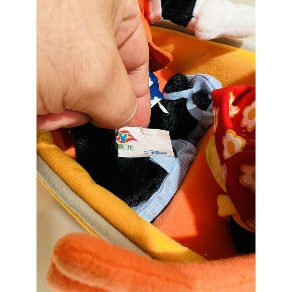 Disney Cruise Line Boat Set Minnie Mickey & Goofy Vintage Rare Yellow Plush - Picture 11 of 11